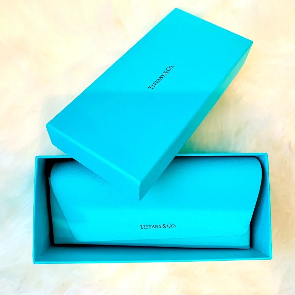 TIFFANY & CO. AUTHENTIC SUNGLASSES 4089B CAT EYE SHAPE CRYSTAL BUTTERFLY ACCENT - Picture 10 of 11